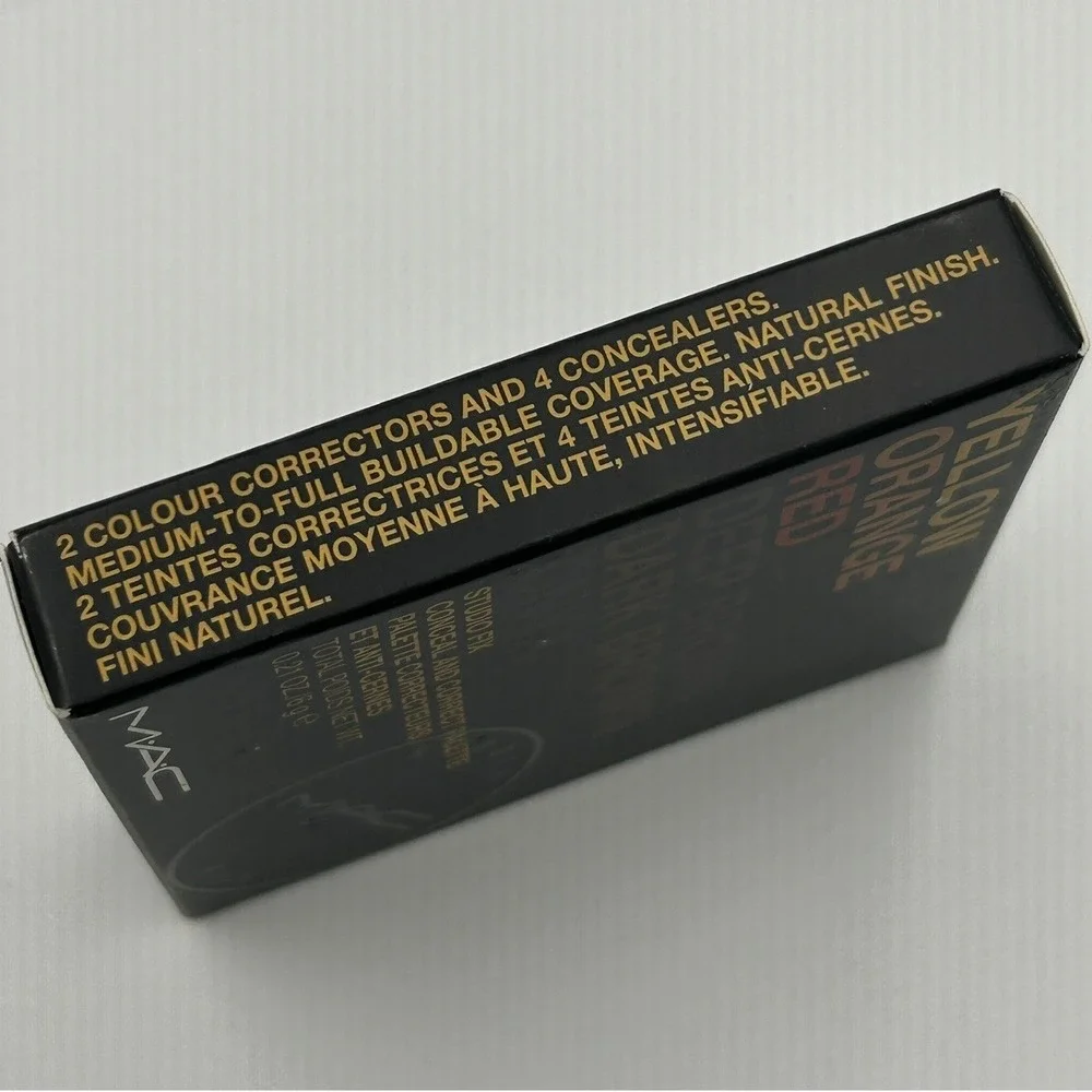 MAC Studio Fix Conceal and Correct Palette Deep 6g New Deep Brown Orange Onyx